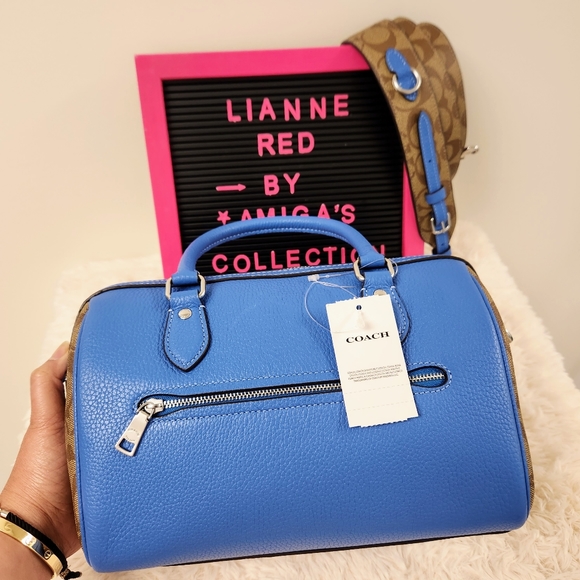 COACH Rowan Satchel In Signature Canvas - Picture 7 of 14